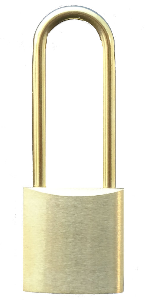 Long 32mm Brass Padlock and Shackle - WSL32D