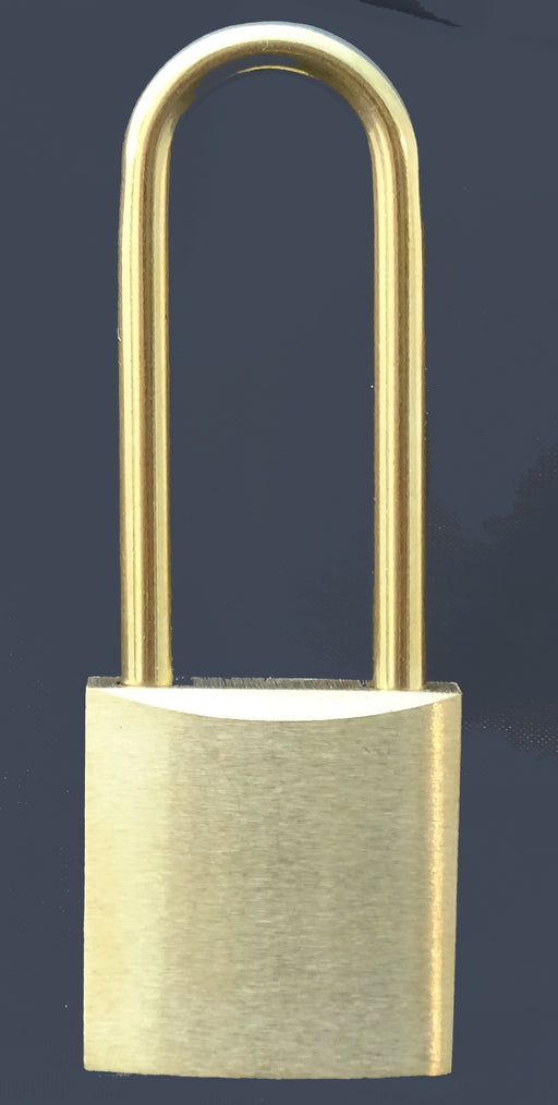 Long 32mm Brass Padlock and Shackle - WSL32D