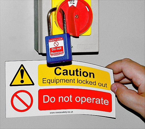 Magnetic Caution Sign