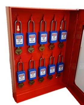 Padlock Cabinet 10 Hook