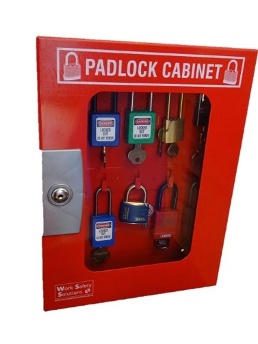 Padlock Cabinet 10 Hook