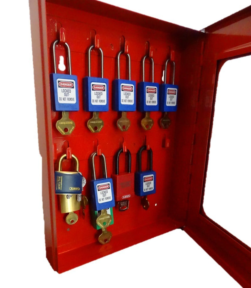 Padlock Cabinet 10 Hook