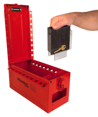 S601 Portable Group Lock Box with Key Window and Side Window