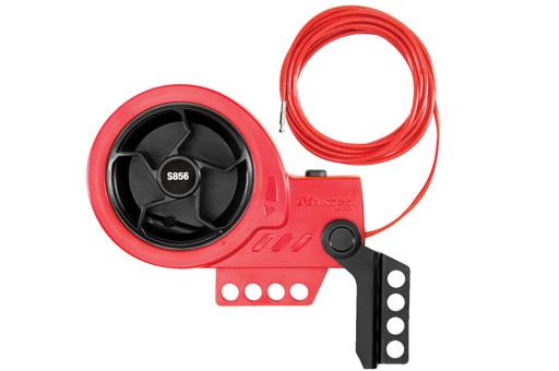 S856 Retractable Cable Lockout Device with Steel Core Cable