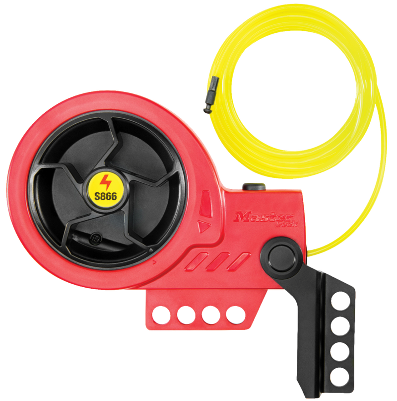 S866 Retractable Cable Lockout Device with Nylon Core Cable