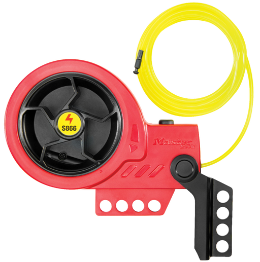 S866 Retractable Cable Lockout Device with Nylon Core Cable