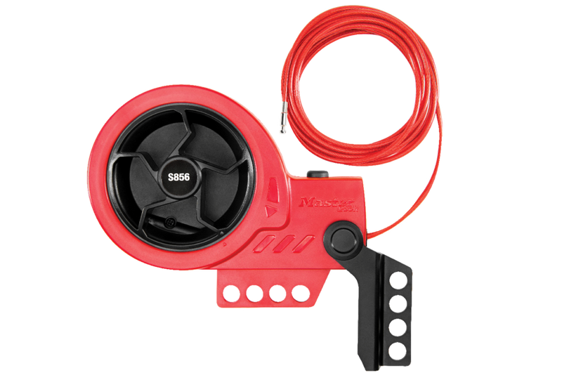 S866 Retractable Cable Lockout Device with Nylon Core Cable