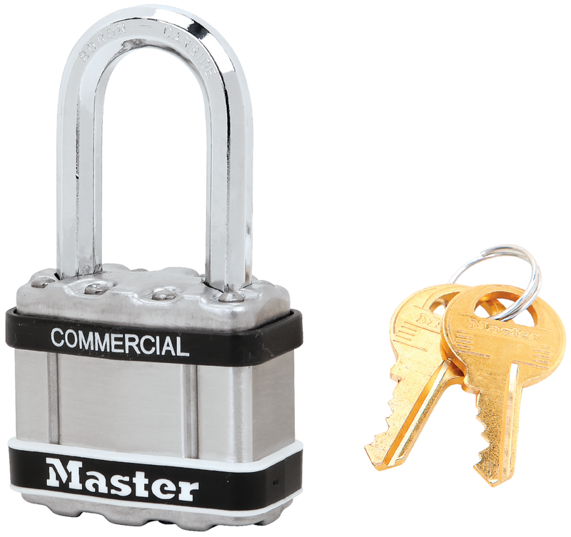 Commercial Excell® laminated steel padlock M5LFSTS