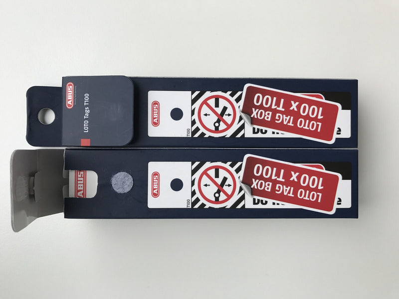 Abus T100 Small Do Not Operate Tags