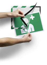 Self-adhesive Information Frame Safety A4 4944