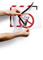 Self-adhesive Information Frame Safety A4 4944