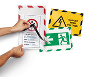 Self-adhesive Information Frame Safety A4 4944