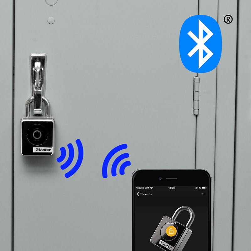 BLUETOOTH 4400EURD SMART PADLOCK - Indoor use