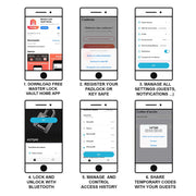 BLUETOOTH 4400EURD SMART PADLOCK - Indoor use