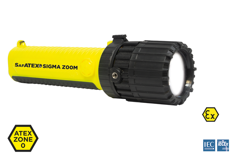 SIGMA ATEX Zoom Flashlight Intrinsically Safe Flashlight