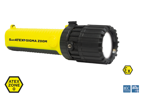SIGMA ATEX Zoom Flashlight Intrinsically Safe Flashlight