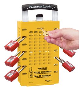 Latch Tight Group Lock box - Yellow
