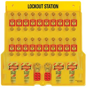 20 Padlocks Lockout Station
