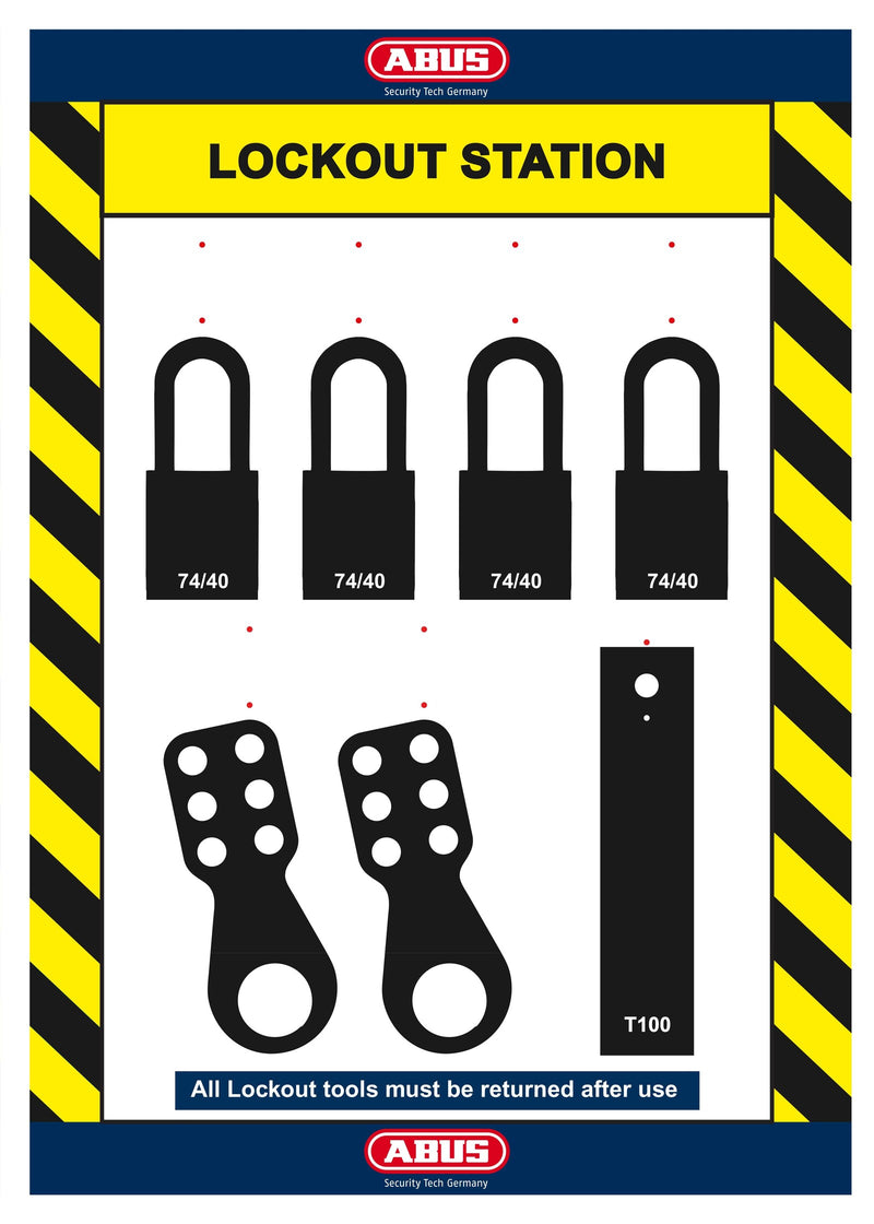 Abus LOTO Shadow Board 4 capacity