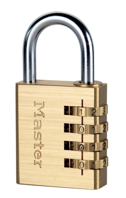 Brass Combination Padlock 4 Digit