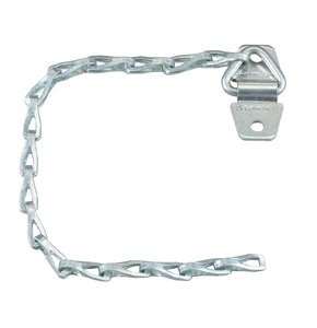 Light-weight zinc plated steel chain (Pack of 12)