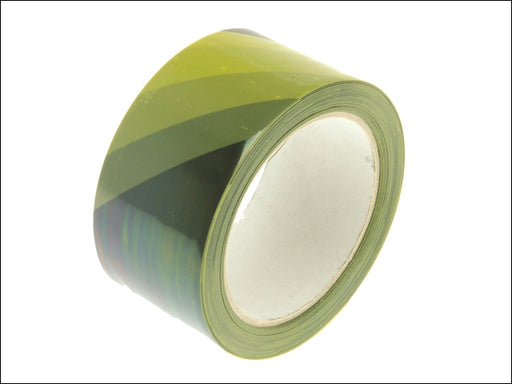 Self-Adhesive Hazard Warning Safety Tape 33m Black & Yellow