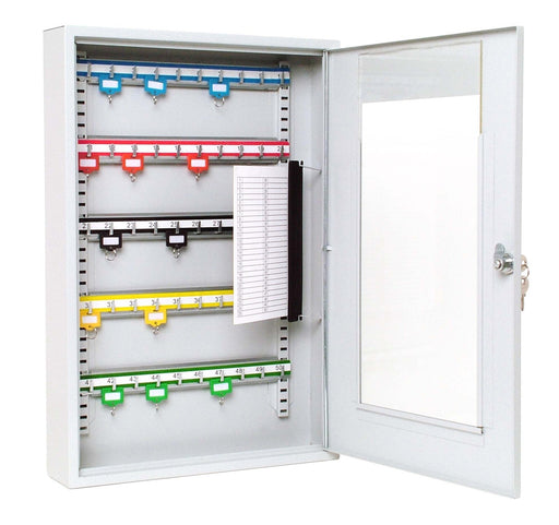 Heavy Duty Key Cabinet 50 Keys with Window