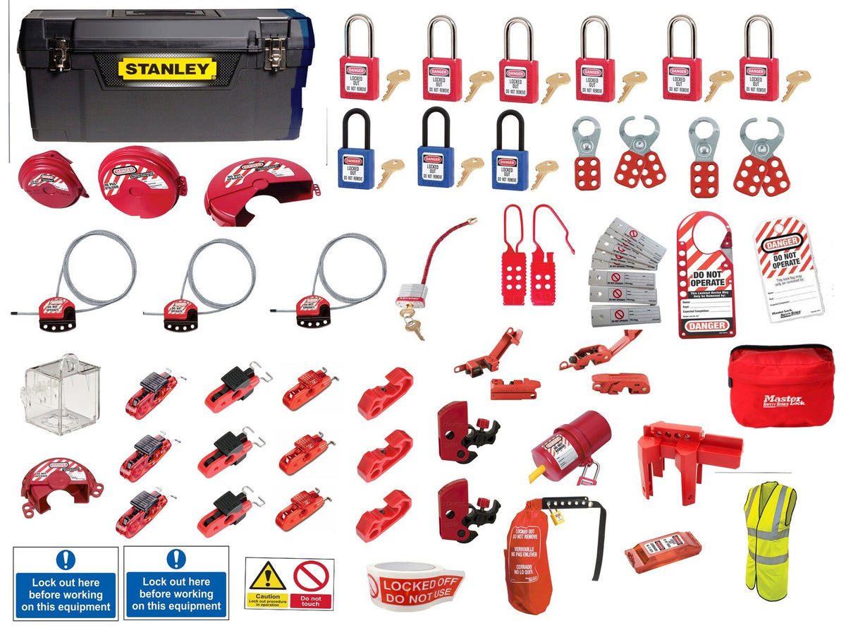 Lock Out Tag Out Isolation Safety Kit — Work Safety Solutions