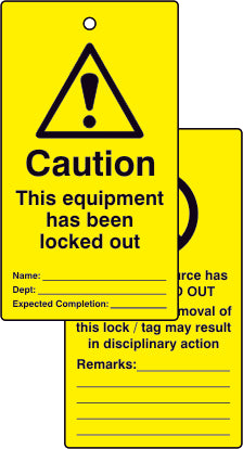 Lock Out Tags Range D