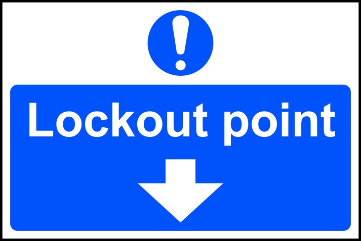 Lockout point - MAG (225 x 150mm)