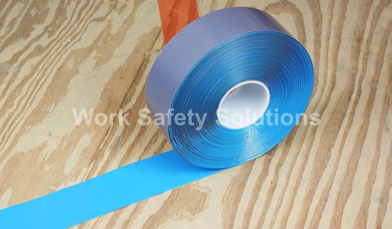 Work Safe floor tape roll, blue marking strip