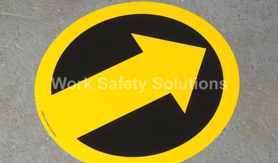 Arrow Floor Marking Signs — Work Safety Solutions