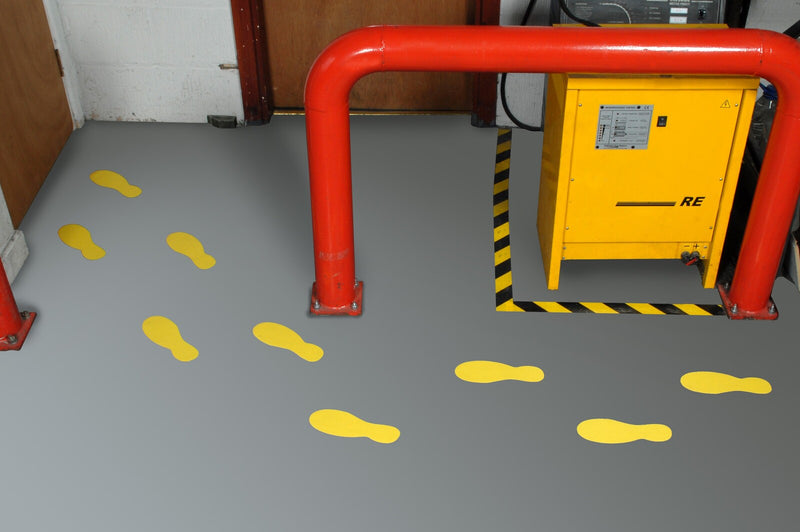 Work Safe Floor Feet Large Single