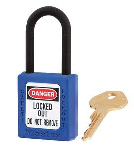 Safety Padlock  Red  Keyed Different with Master Key