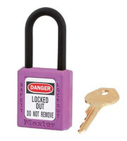 Safety Padlock  Red  Keyed Different with Master Key