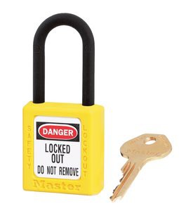 Safety Padlock  Red  Key Alike