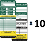 Scaffold Safety Tag