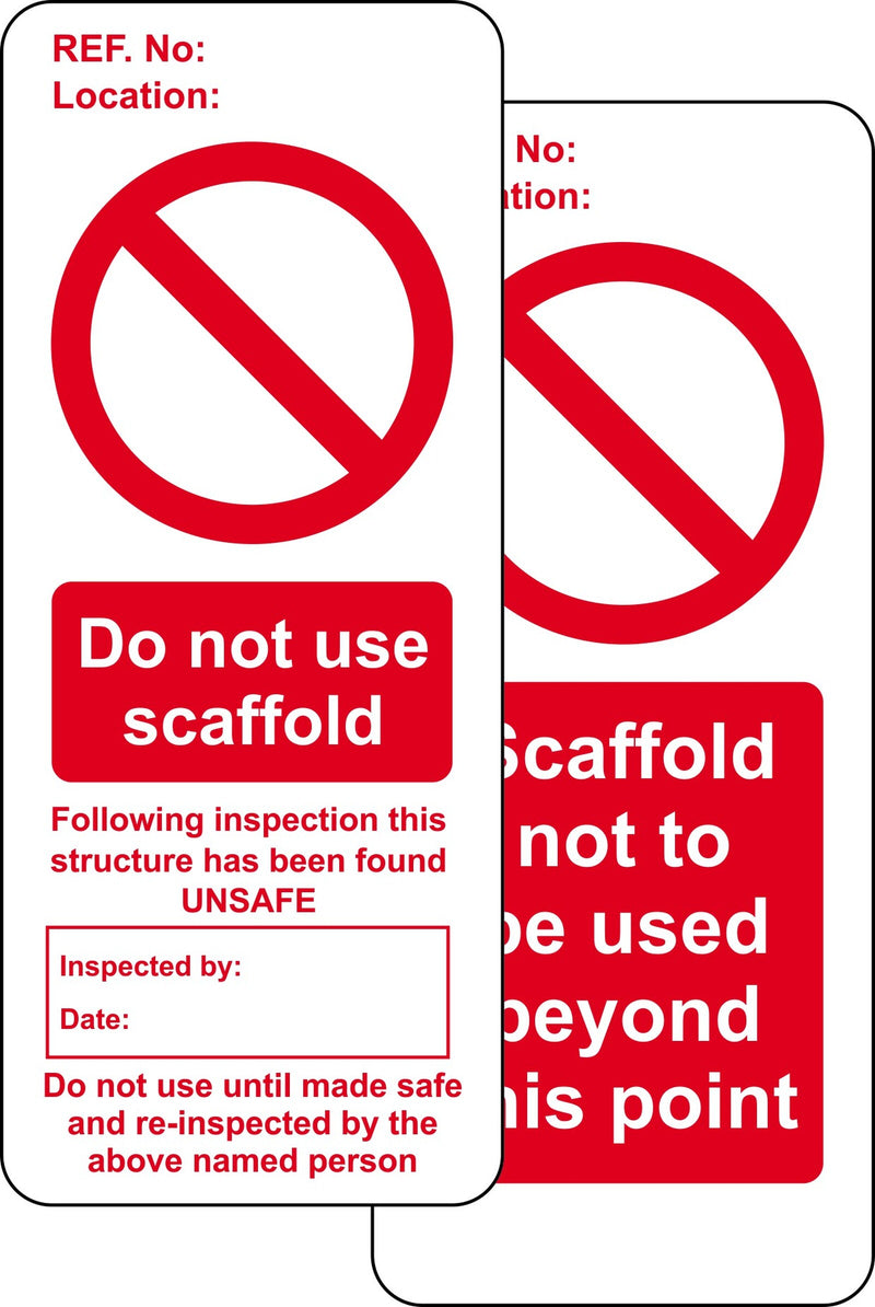 Scaffold Prohibition Do Not Use