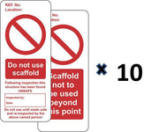 Scaffold Prohibition Do Not Use