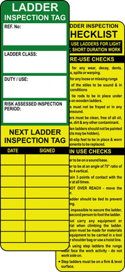 Ladder Safety Tag