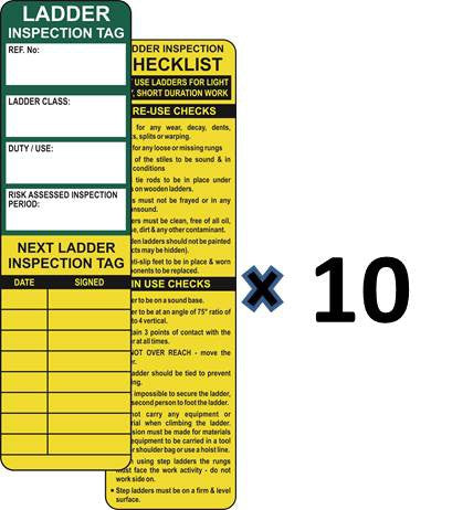 Ladder Safety Tag
