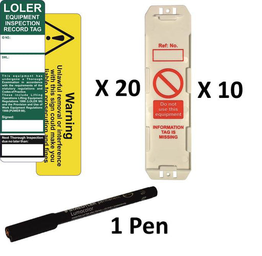 Loler Safety Inspection Tag