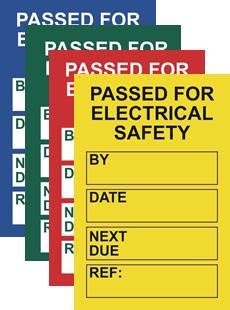 PAT Testing Mini Tag Insert