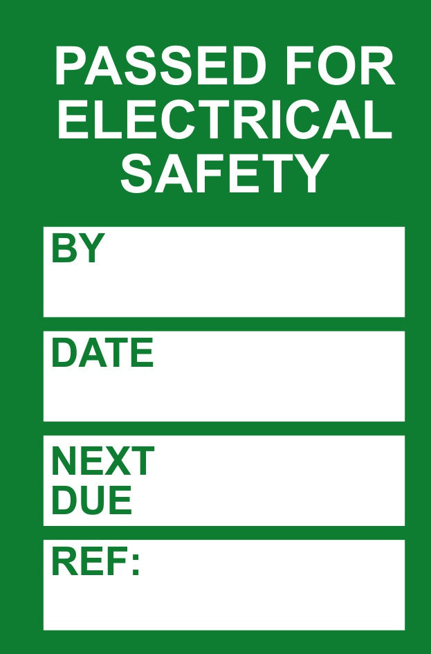 PAT Testing Mini Tag Insert