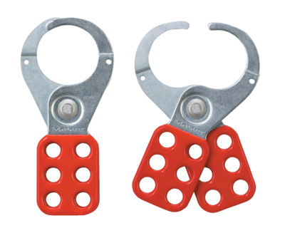 Safety Hasp,  Steel , Large, Red   - 421