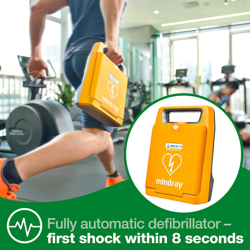 Mindray BeneHeart C1A Defibrillator – Fully Automatic AED (Voice-Guided CPR Instructions)