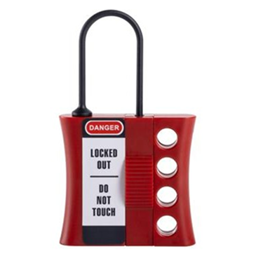 PLASTIC LOCKOUT HASP WITH 3MM SHACKLE  S442