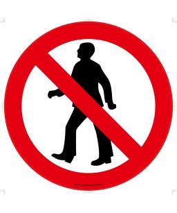 No Pedestrian